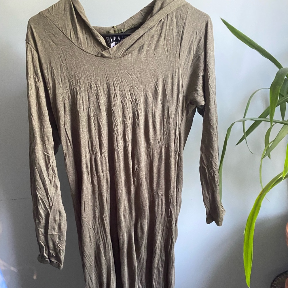 Light hooded dress